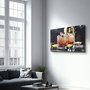 Wallity Pintura Decorativa de Vidrio Templado Multicolor 46 x 72 cm